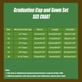thumbnail image 2 of Children Primary School Graduation Cap and Gown Graduation Photography Outfit Zip up Design with Pockets Green Cap and Gown for Kindergarten Primary School 3-4 Years, 2 of 5