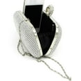 thumbnail image 2 of Bolso de noche portátil para mujer Teléfono Llave Espejo Tarjetas Lápiz labial Bolso Bolso Bling Embrague Monedero para fiesta de graduaci Sunnimix Monedero de noche, 2 of 7