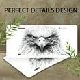 thumbnail image 4 of Intense eyed Eagle Sketch Front License Plate,Metal License Plate,Funny Standard Plates Personalized Novelty Decorative For Men/Women/Boys/Girls Car 6×12 Inch, 4 of 7