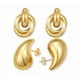 thumbnail image 1 of 2pendientes De Gota De Agua Para Mujer Pendientes Gruesos Xtellar dorado, 1 of 4