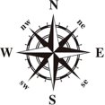 thumbnail image 1 of Compass Removable Wall Stickers Decals Decors for Car Boat Living Room Bedroom Decor, 1 of 5