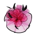 thumbnail image 5 of CAIXIA Fascinators Hat for Women Tea Party Headband Kentucky Derby Wedding Flower Cocktail Mesh Feathers Hair Clip, 5 of 8