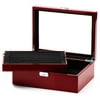 RR-520-M Mahogany Cufflinks and Jewelry Armoire