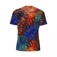 thumbnail image 6 of T Shirt For Men Psychedelic Splatter Running T-Shirt Colorful Rainbow Hip Hop T-Shirts Men Vintage T, 6 of 7