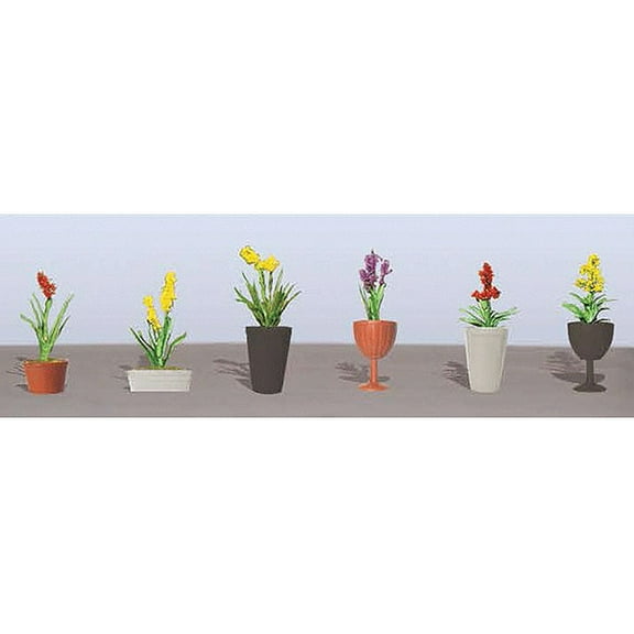 Flowering Potted Plants Assortment 2, 7/8 (6) Multi-Colored