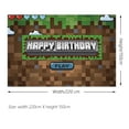 thumbnail image 3 of Pixel Game Happy Birthday Photo Backdrop Boy Party Photoz Banner ration Background Studio Photography Props, 3 of 8