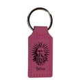 thumbnail image 3 of Keychain - Rectangle - Helios God of the Sun - Leather, 3 of 4