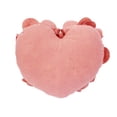 thumbnail image 2 of Fennco Styles Heart Shaped Felt Flowers Decorative Filled Throw Pillow 13" W X 13" L – Pink 3D Rose Accent Cushion for Bed, Couch, Sofa, Home, Office Décor, Holidays, Housewarming and Valentine's Day, 2 of 5