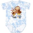 thumbnail image 3 of Inktastic My Oma Loves Me- Cute Owl Family Boys or Girls Baby Bodysuit, 3 of 5