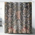 thumbnail image 2 of Victorian William Morris Original Design Vintage Shower Curtain Furniture Bathroom Fabric Decorations Washable Shower Curtain with Hooks, 2 of 8