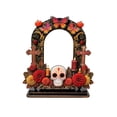 thumbnail image 2 of Dia De Los Muertos Altar Wooden Picture Frames,2026 Ornate Day of The Dead Ofrenda Decor Sugar Skull Photo Stand for Altar Tabletop Remembrance Home Decor Style F, 2 of 6