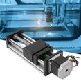 thumbnail image 1 of Linear 400mm Effective Travel Guide Rail Sliding Table with Nema23 57 Stepper Motor 1204 Ball Screw, 1 of 7