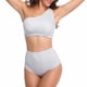 thumbnail image 5 of Traje de baño de un solo hombro para mujer, tankini, conjunto de bikini de cintura alta, traje de baño de 2 piezas con efecto push up, a rayas, 5 of 7