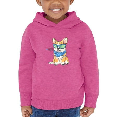 

Hand Drawn Corgi Portrait Xoxo Hoodie Toddler -Image by Shutterstock 4 Toddler