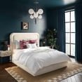 thumbnail image 2 of TOV Furniture Briella Velvet Upholstered Platform Bed, 2 of 4