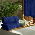 thumbnail image 4 of BELIZZI HOME 4 Pack Bath Towel Set 27x54, 100% Ring Spun Cotton, Ultra Soft Highly Absorbent Machine Washable Hotel Spa Quality Bath Towels for Bathroom, 4 Bath Towels Navy Blue, 4 of 7