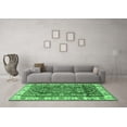 thumbnail image 3 of Ahgly Company Indoor Rectangle Geometric Emerald Green Traditional Area Rugs, 5' x 8', 3 of 4