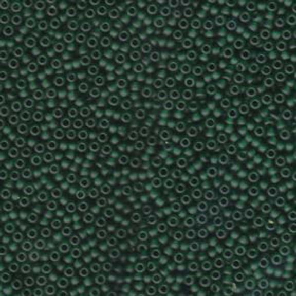 Matte Transparent Emerald Miyuki Seed Beads 11/0 11-9156F-TB