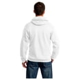 thumbnail image 4 of Port & Company PC90HT Mens Essential Fleece Pullover Hooded Sweatshirt, White - Extra Large Tall, 4 of 4