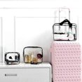 thumbnail image 5 of toiletry bag toiletry bag transparent toiletry bag airplane travel kit, hand luggage travel set, cosmetic bag3 pcs, 5 of 5