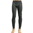 thumbnail image 3 of Men's 100% Polyester 2-Pc Long Thermal Underwear, Charcoal S, 1 Set, 3 of 4