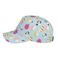 thumbnail image 5 of Daiia Happy Easter print Baseball Cap Men Women Golf Dad Hat Adjustable Original Classic Low Profile Hat Unconstructed Plain Cap, 5 of 9