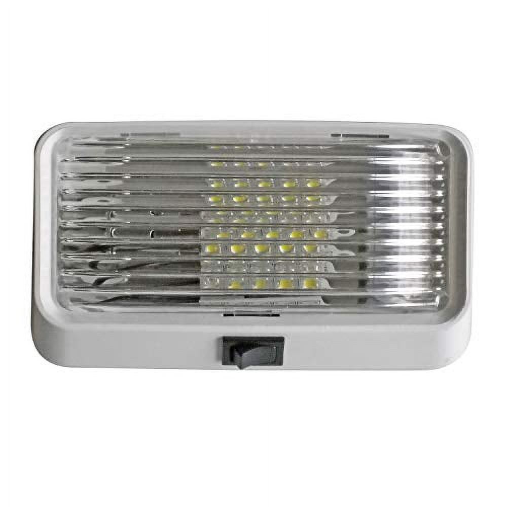 Diamond Group 52723 Rectangular LED Porch Light White with Clear Lens - image 2 of 3