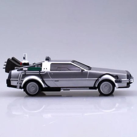 青島文化教材社 ムービーメカシリーズ No.12 バック・トゥ・ザ・フューチャー プルバック Part.2 タイムマシン 1/43スケール プラモデル