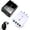Black+White, variant on Hyper Charge Pro Charger,4-Port Quick Charge 3.0 Hub with Temp Control & Fast Charging, USB Plug Fast Charging