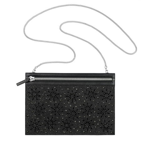 Swarovski Crystal Evening Bag - Swarovski Black Crystals FIREWORK BAG Evening Party Bag Stainless Steel #5240635