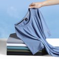 thumbnail image 6 of Men's Thin Ice Silk Short Sleeve T-Shirt - Quick Drying, Breathable, Skin-Friendly, Lightweight Nylon Spandex - Casual Sports - Sizes L-XXXXXL, 6 of 6