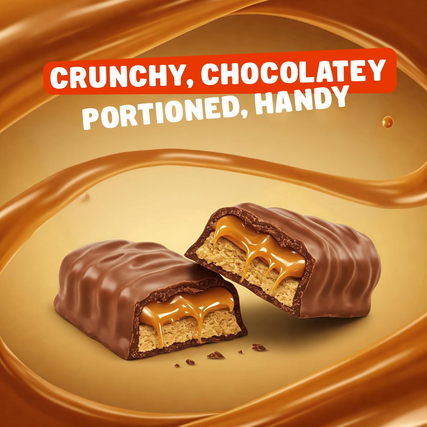 TWIX Caramel Minis Candy Bars 2 lb – Bulk Bag, Sweet Snacks, Crunchy Cookie & Delicious Caramel & Creamy Chocolate Flavors, Individually Wrapped (82 Pieces)