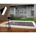 thumbnail image 1 of BSDHOME 7x5t Photography Backdrop Barn Weathered Stripes Wood Door Shabby Chic Texture Grass Field Nature Ric Photo Background Backdrops, 1 of 4