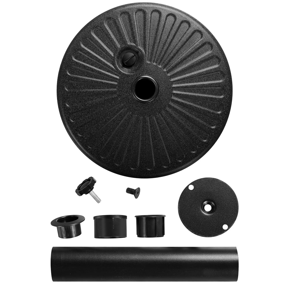 Renwick 20'' Outdoor Patio Umbrella Base Stand, Black