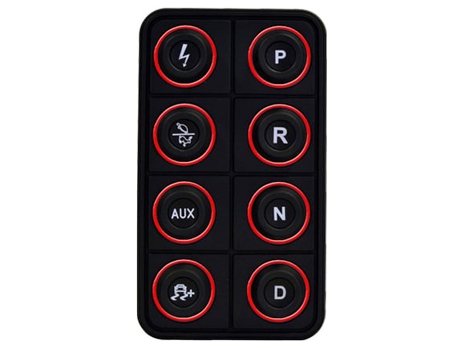 AEM 30-8400 8-Button CAN Keypad, Programmable Backlighting