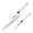 Sliver&White, variant on Klaus Meyer Stahl High Carbon Exclusive German Steel 2 Piece Knife Set (Black)
