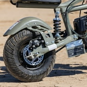 HOVERHEART DB003 49.4 cc 2 Stroke Gas Powered Mini Chopper Bike, Black Gray Sand