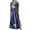 04#Blue, variant on asdoklhq Womens Plus Size Clearance Dresses,Plus Size Women O-Neck Short Sleeve Dot Peinted Casual Dress