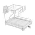 thumbnail image 4 of Escurridor de platos BLESIY de 2 niveles con soporte para cubiertos, 4 of 8