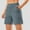 Blue, variant on Pitauce Women's Lightweight Gym Workout Shorts High Waisted Tummy Control Stretch Shorts Summer Casual Breathable Shorts with Pockets