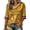 Ginger(Halloween Pumpkin Ghost), variant on Hallween 3/4 Length Sleeve Womens Tops Dressy Casual Pumpkin Ghost T Shirt Holiday Funny V Neck Fall Summer Tee Tops Orange XXXL
