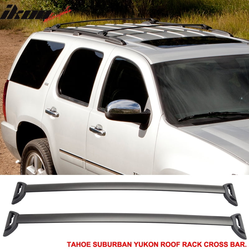 Fits 0014 Tahoe Suburban Yukon Cross Bars Roof Luggage Rack Rails