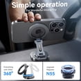 thumbnail image 7 of Joyroom Magnetic Car Phone Holder Strong Magnet 360° Rotatable Car Phone Holder Foldable Car Mount For iPhone 4.7-7.0 inches, 7 of 7