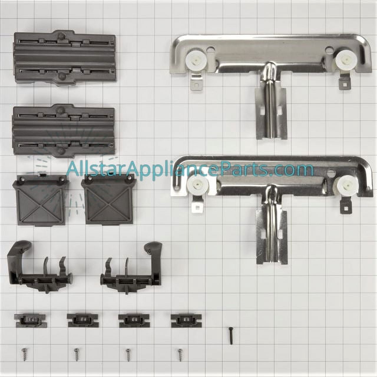 Whirlpool Dishwasher Upper Rack Adjuster Kit W10712395
