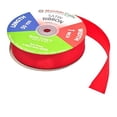 thumbnail image 2 of Red Satin Ribbon 1 Inch 50 Yard Roll for Gift Wrapping, Weddings, Hair, Dresses, Blanket Edging, Crafts, Bows, Ornaments; by Mandala Crafts, 2 of 4