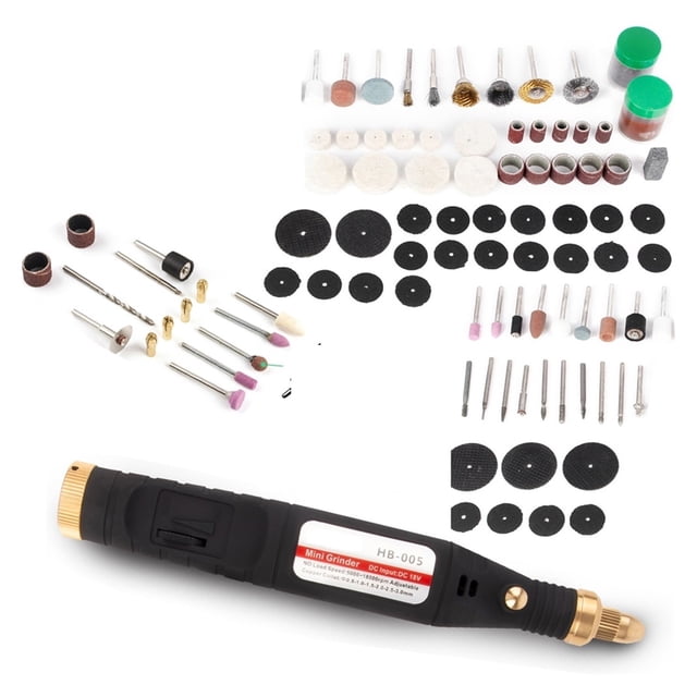 5000-18000 Tr/min Réglable 5 Vitesses Perceuse Électrique Meuleuse Stylo Graveur Mini Perceuse Outil Rotatif Machine à Moudre Pointe 165 Pcs