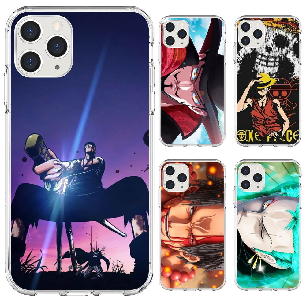 Anime One Piece Transparent Phone Case For Iphone 6 Plus 6s Plus 7 Plus 8 Plus 6 6s 7 8 Se X Xr Xs Xs Max 11 11 Pro 11 Pro Max 12 Mini 12 12 Pro