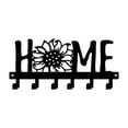 thumbnail image 2 of kchsji Sunflower Metal Key Holder Wall Hook with Screws, Rustic Decorative Keychain Rack for Entryway Porch Bedroom, Strong Multipurpose Organizer for Keys & Small Items, 2 of 9