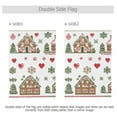 thumbnail image 4 of Yayeee Garden Flag 12" x 18" Double Sided Outdoor Yard Lawn Holiday Decorations, Brown Nordic Christmas, 4 of 6