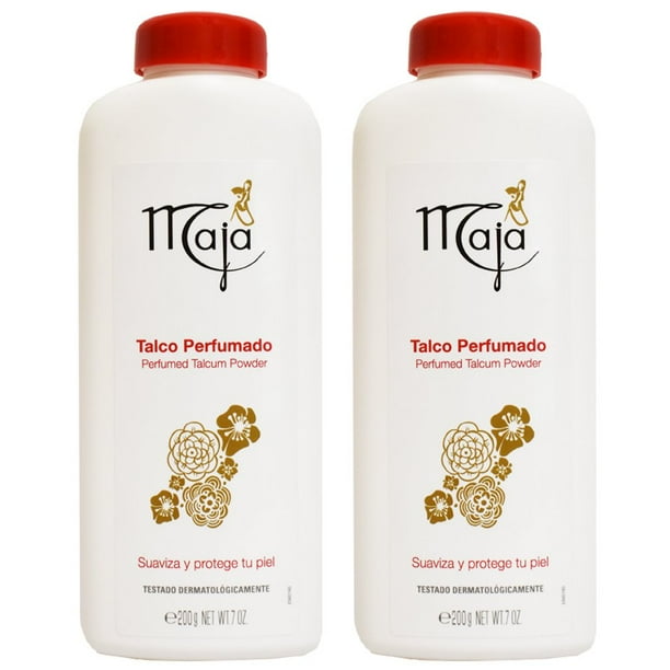 Maja Perfumed Talcum PowderTalco Perfumado 7 oz. 2PACK